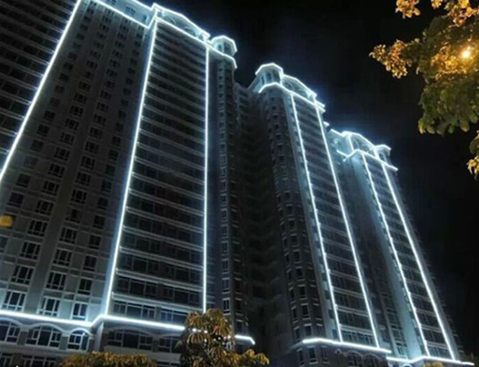 linear led facade exterior lights