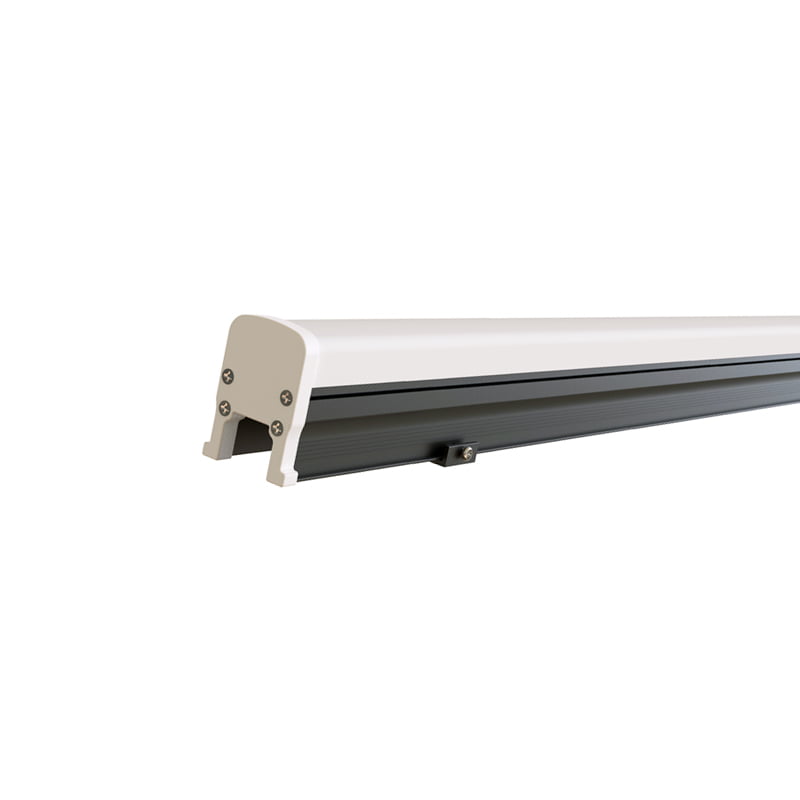 Exterior linear RGBW cove outdoor rated RGBW color mixing cove lighting